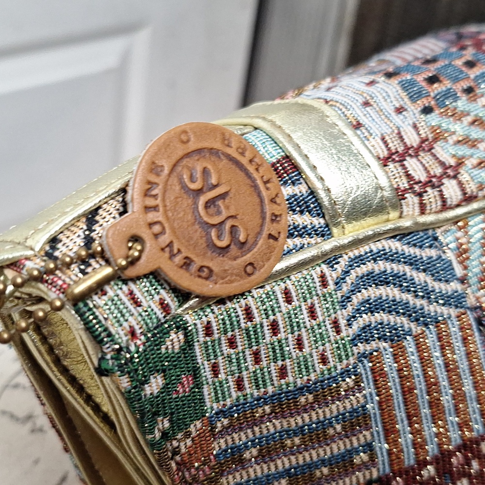 Sas Multicolor Patchwork Shoulder Bag - image 4